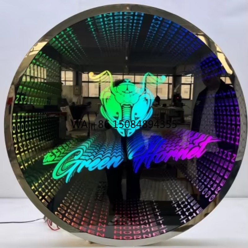 Decorative Mirror - Изысканное 3D LED-зеркало «Бесконечная пропасть» с