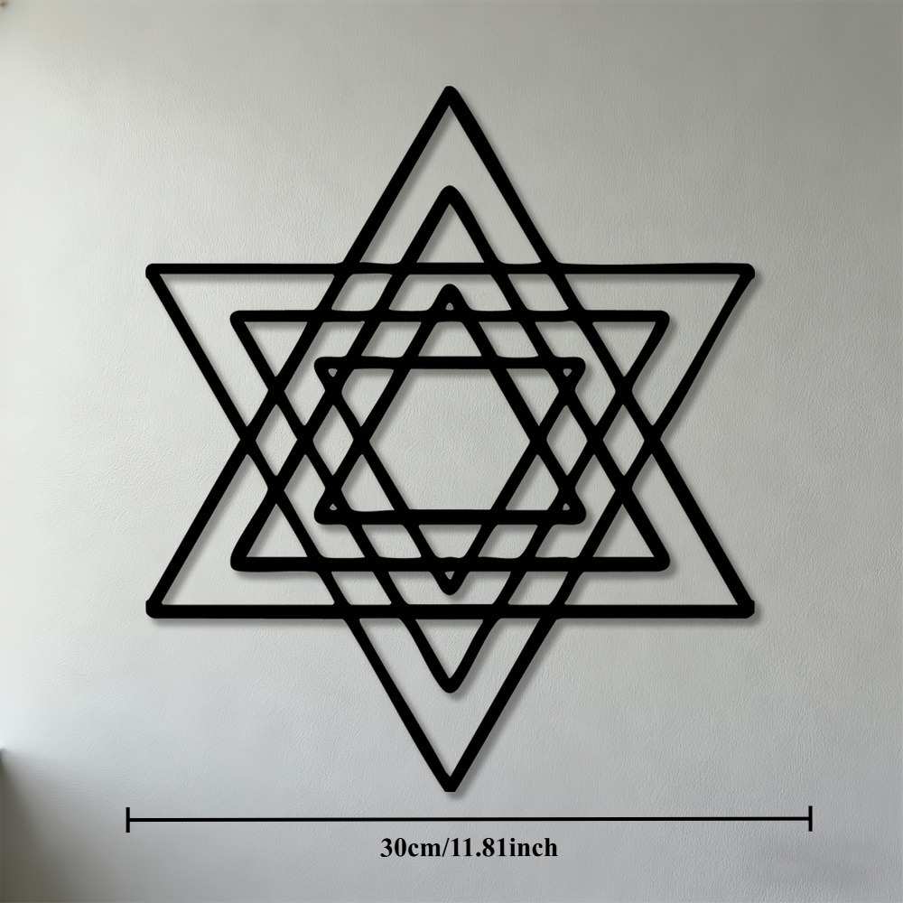 Wall Art - Металлическое настенное украшение CIFBUY, железная звезда