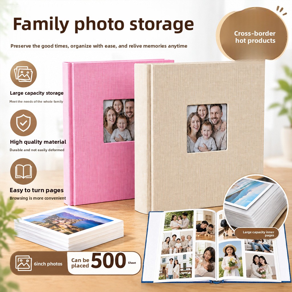 Picture Frame - Фотоальбом размером 6x4 дюйма с 500