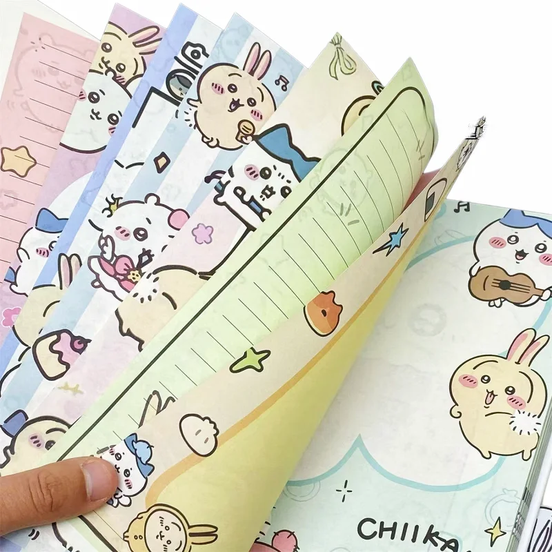 Wall Sticker - Милый блокнот Chiikawa, 80 листов, яркий