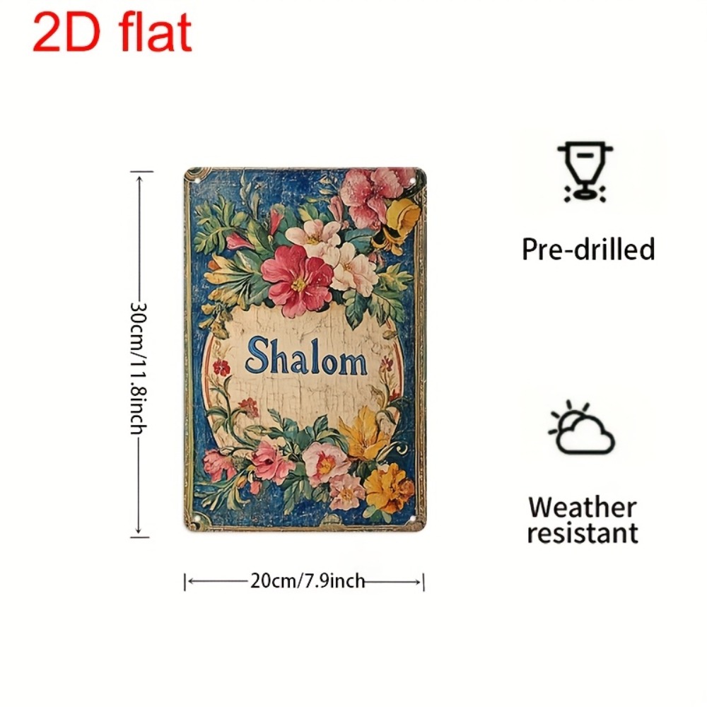 Wall Art - CIFBUY Винтажная алюминиевая настенная табличка с