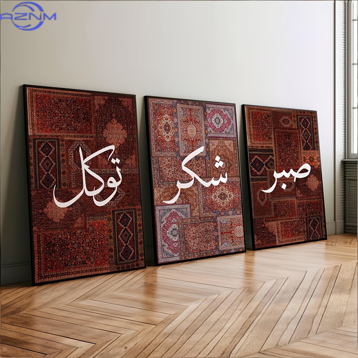 Набор из 3 плоских 2D-постеров – обзор и цена Abstract Canvas Set