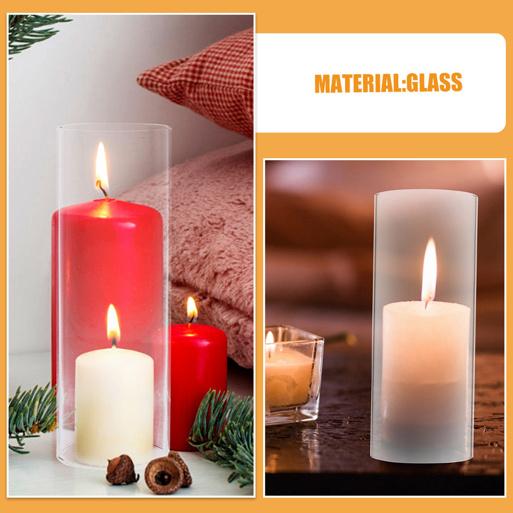 Прозрачный стеклянный цилиндри – обзор и цена Candle Holder Decor