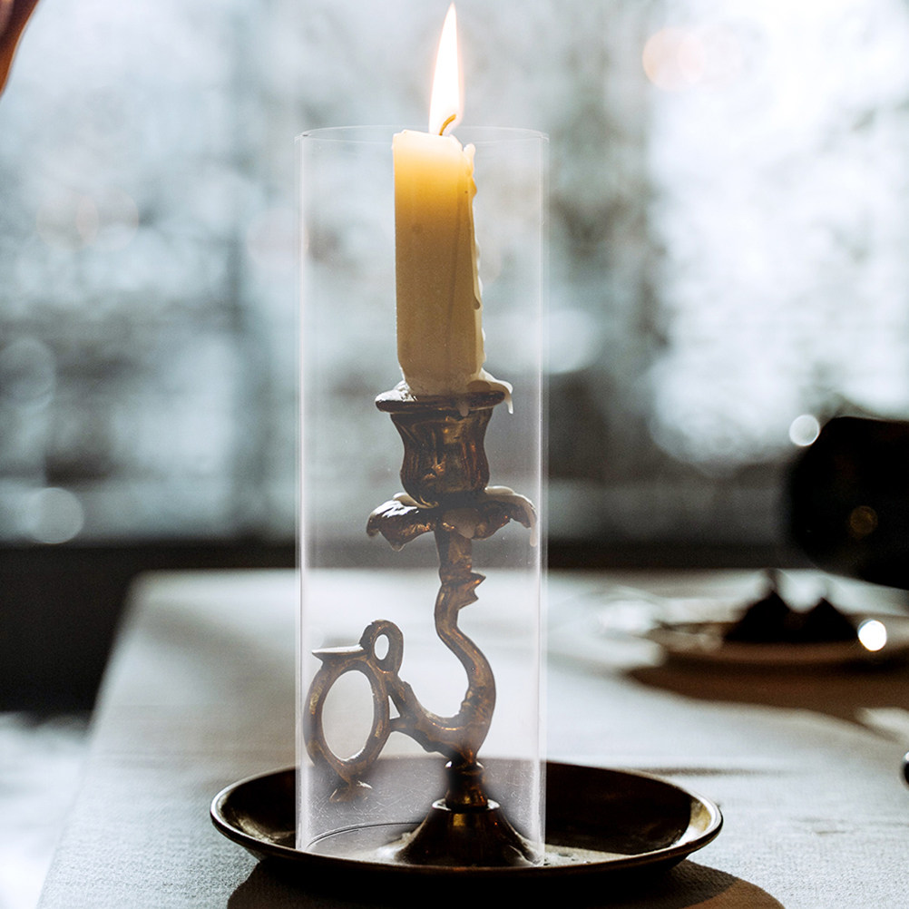 Прозрачный стеклянный цилиндри – обзор и цена Candle Holder Decor