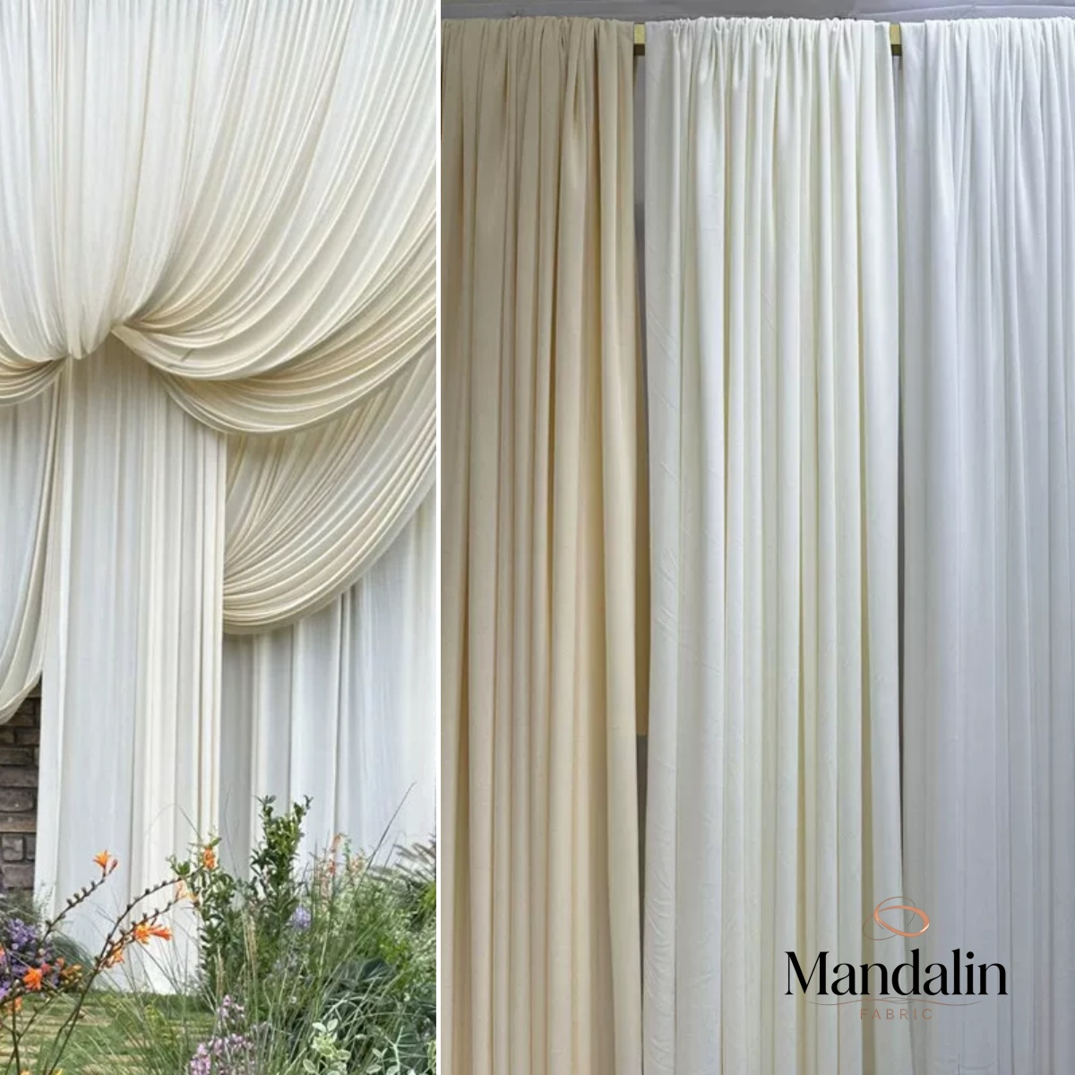 Белая эластичная ткань из моло – обзор и цена Curtain Curtain