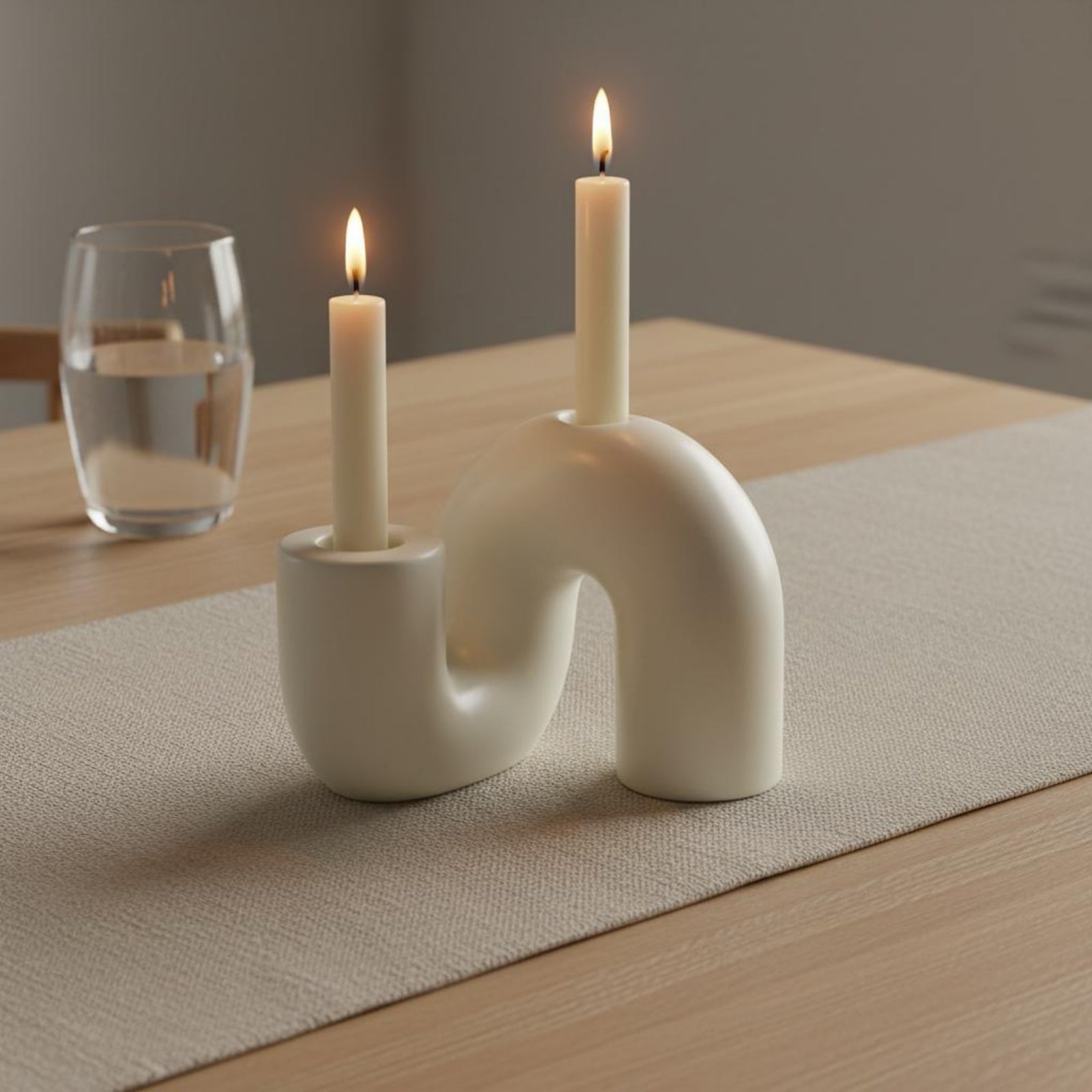 Волнистый керамический подсвеч – обзор и цена Candle Holder Decor