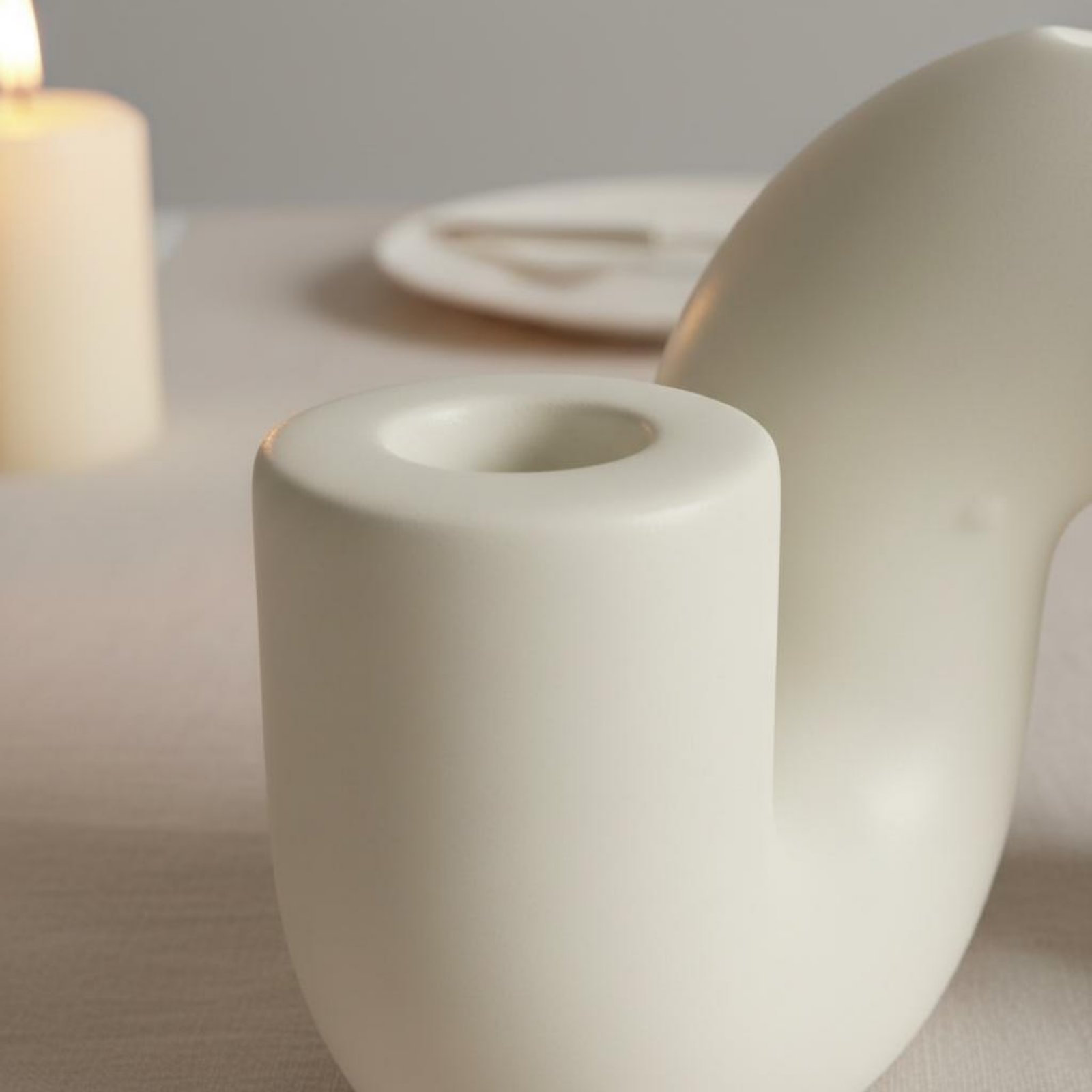 Волнистый керамический подсвеч – обзор и цена Candle Holder Decor