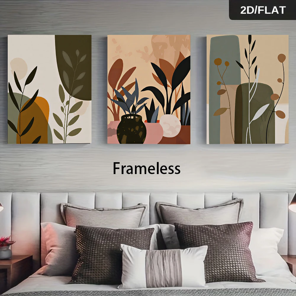 3 картины на холсте без рамы,  – обзор и цена Abstract Canvas Set