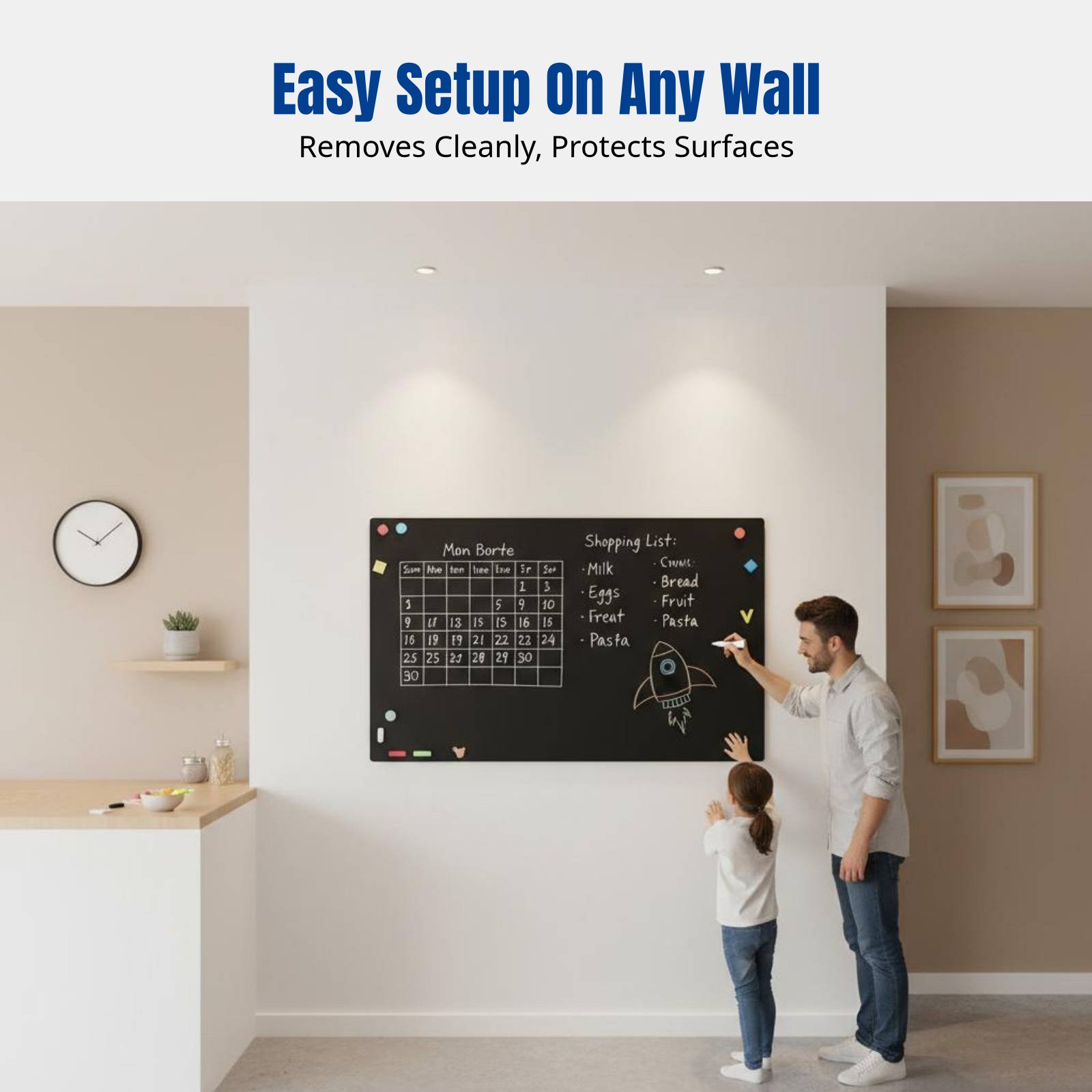 Наклейка-доска для рисования д – обзор и цена Wall Sticker