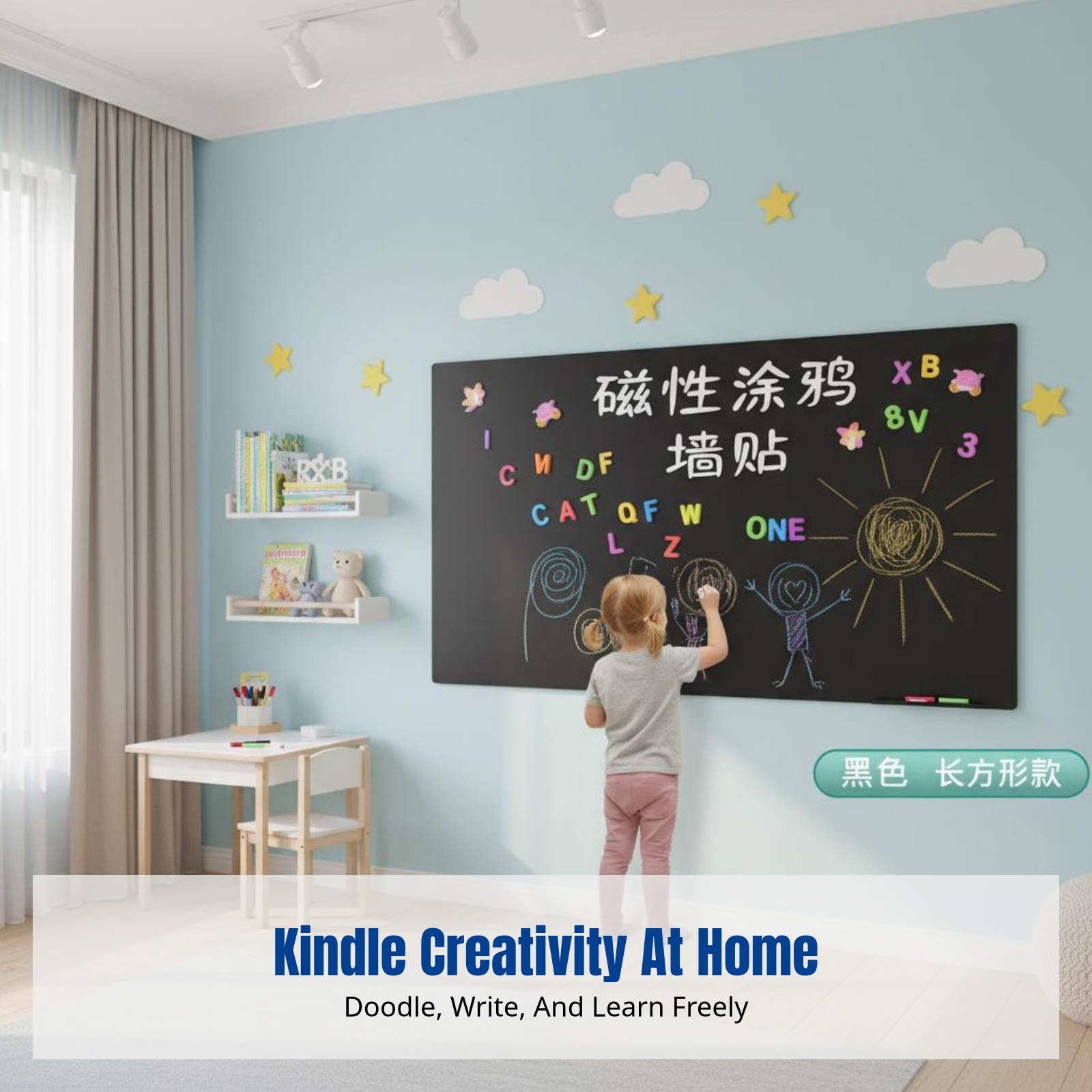 Наклейка-доска для рисования д – обзор и цена Wall Sticker